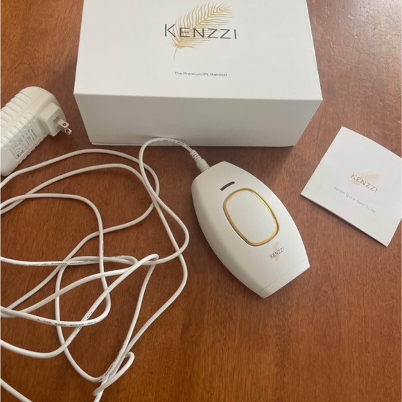 Kenzzi IPL Hair Removal Device - White and Gold